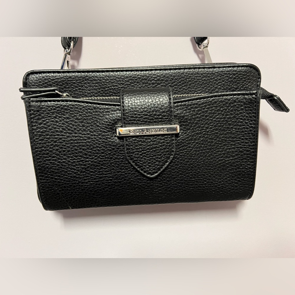 New ENZO Angiolini CROSSBODY Bag CARD Holder COIN Purse